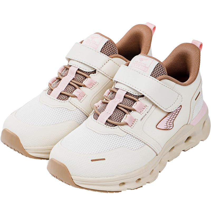 Dr. Jiang Toddler Walking Shoes Sports Shoes Autumn Boys and Girls Comfortable Kids Shoes 2B16A3024GW Beige/Khaki/Pink Size 31