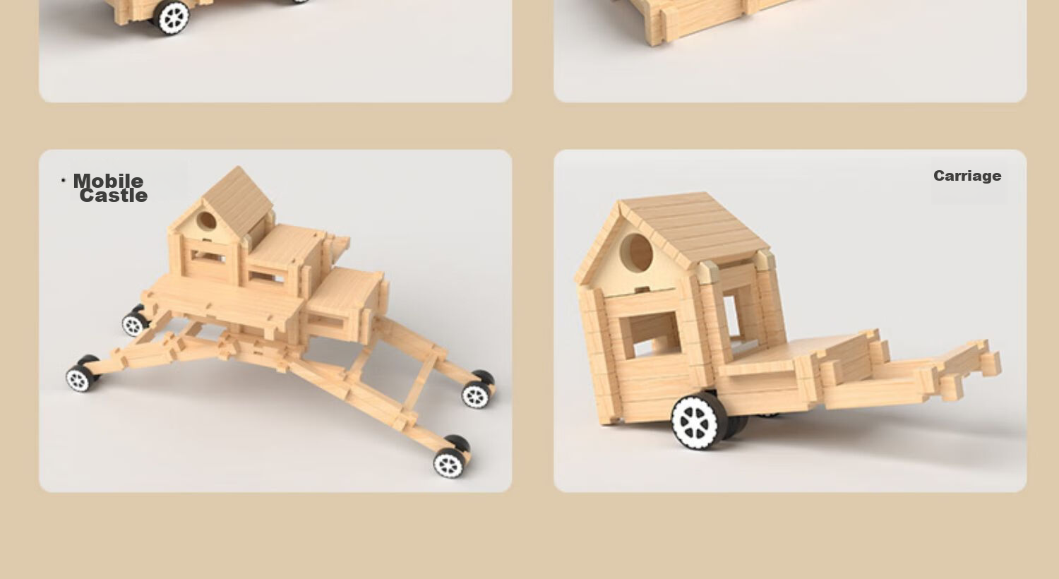 SHIGUANGXUE Lu Ban Mortise And Tenon Building Blocks, Children's Toy House, Construction Game, Wooden Toys, Birthday Gift for Boys And Girls 21