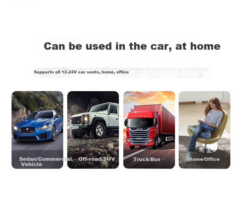 Dijialun USB Summer Car Ventilation Seat Cushion, Cooling Pad, Office Summer Truck Fan-Cooled Seat Cushio 4