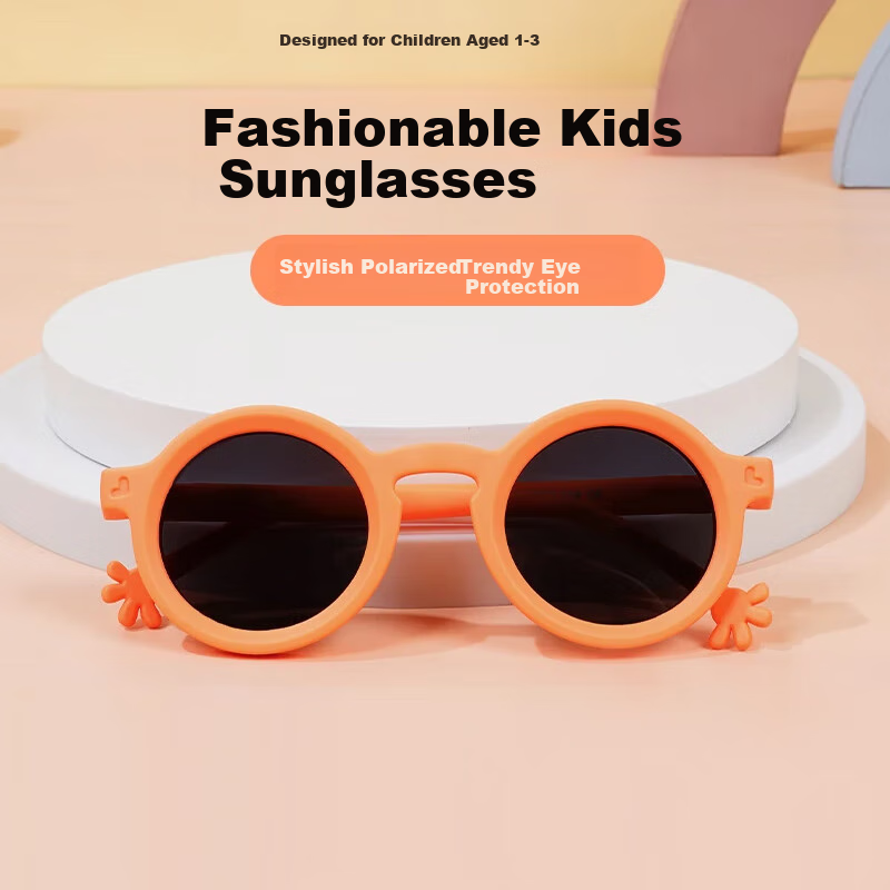 Angelamiao Kids Polarized Sunglasses Girls UV Protection Outdoor Travel Sun Glasses Christmas Gift for Children