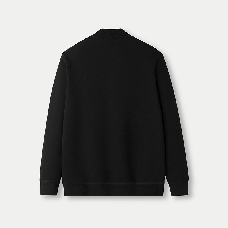 HLA Heilan Home Men's Long Sleeve Knitted Sweater 25 Plus Fleece Thickened Stand Collar Top Winter