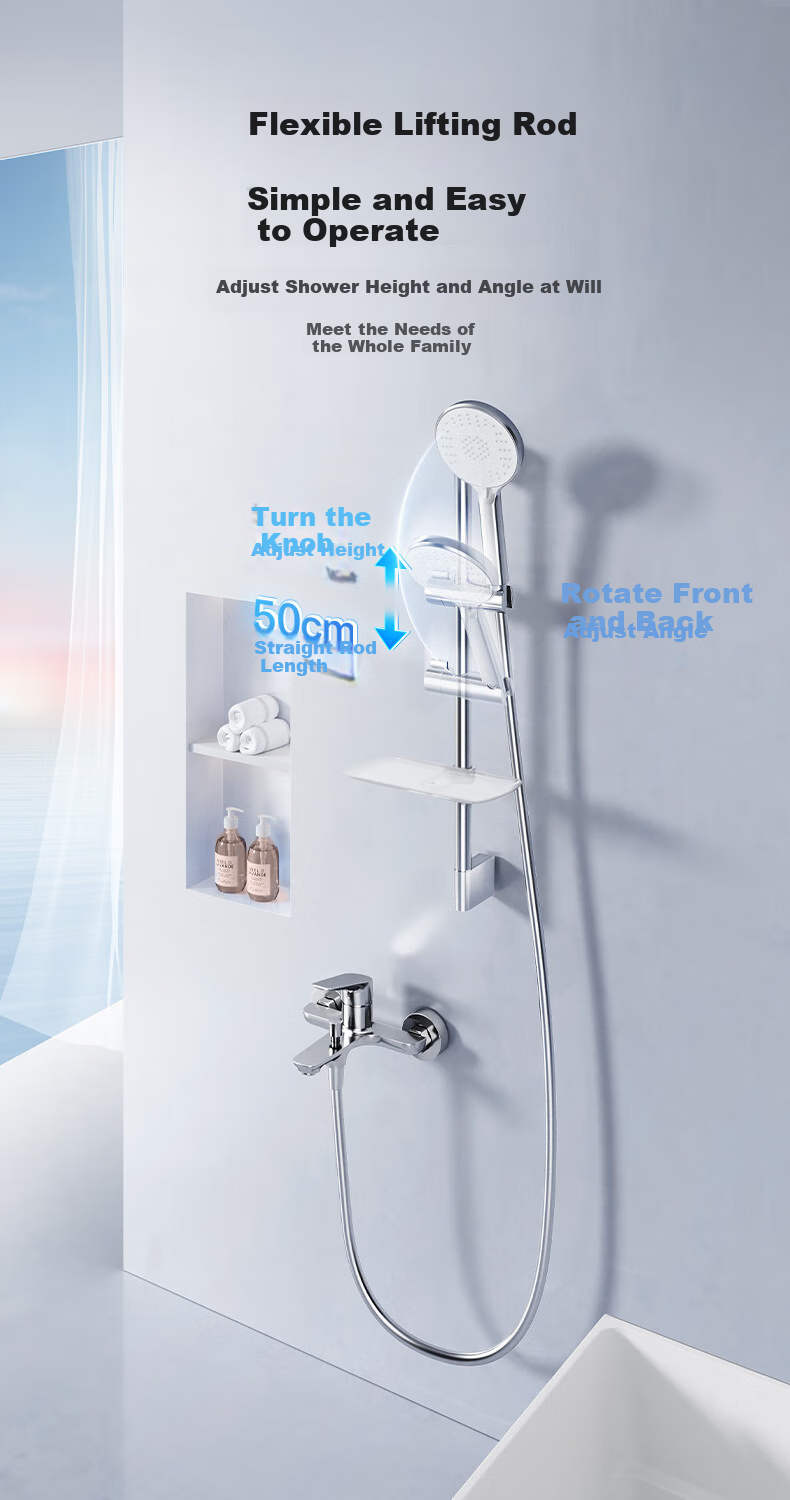 HEGII Shower Head, Copper Alloy, Compact Size, Detachable Handheld High-Pressure Spray Head, Model HMF931-21 7