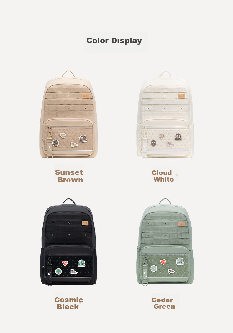 Gmt for Kids Backpack for Middle And High School Students, Elementary School Grades 5-6 Spine Protection Lightweight Large Capacity College Backpack for Women Brow 14