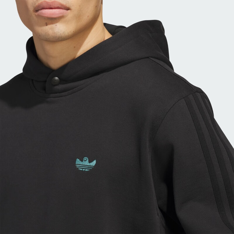 Adidas Trefoil Series, Men's SHMOO H HOOD Hooded Sweatshirt JX5445, Black, M 7