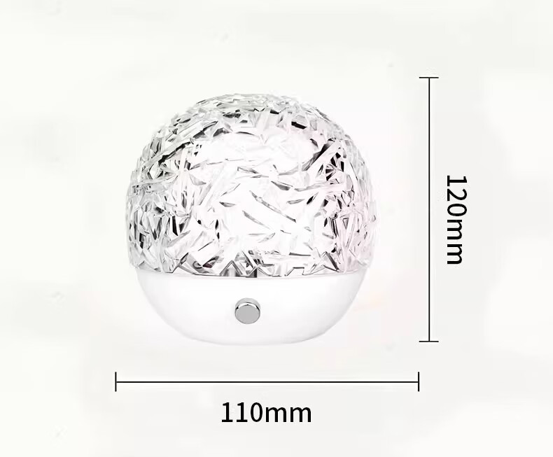 Jingqian Dynamic Water Ripple Atmosphere Light, Bedroom Bedside Night Light, Couple's Intimate Room Companion, Romantic Lovers Mood Light 2