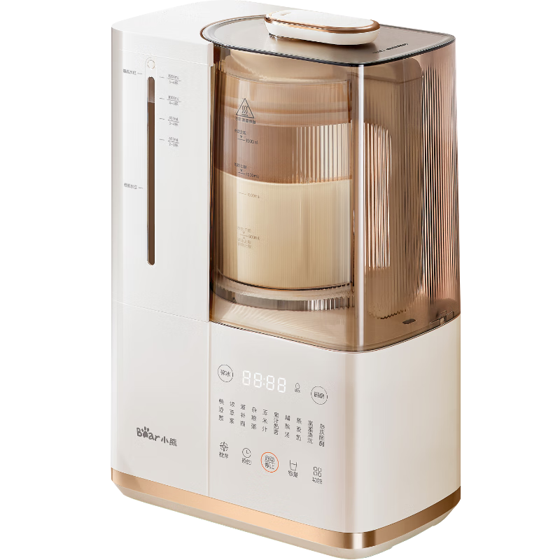 Bear Detachable Quiet Blender, Home Juicer And Soy Milk Maker, 1.5L Automatic Water Tank, Water And Bean Separation, Noise Reduction, Dawn Blender D12N5