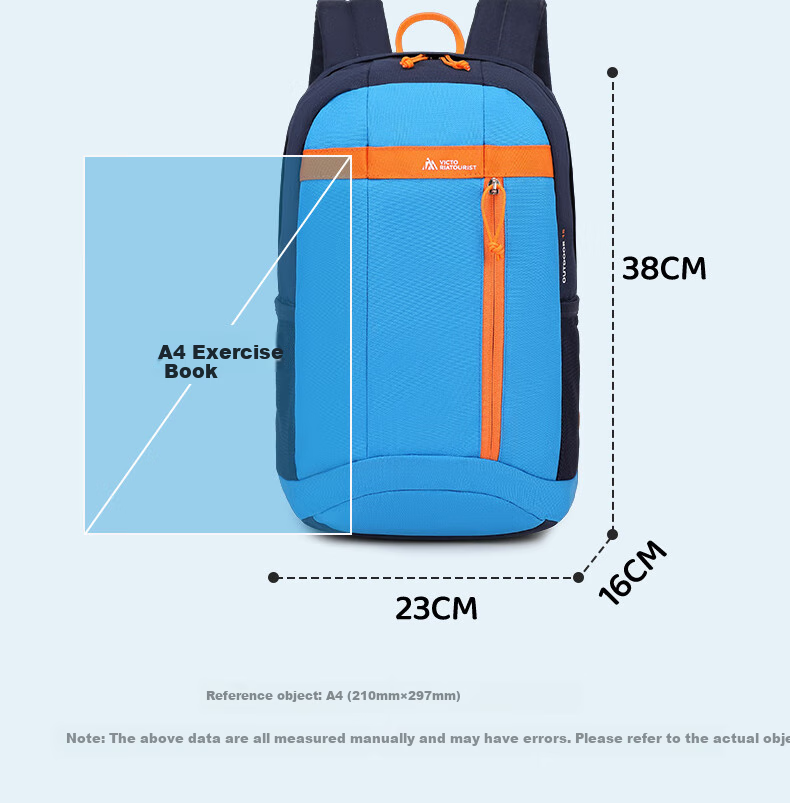 VICTORIATOURIST Backpack for Children, Boys' Outdoor Travel Backpack, Kindergarten And Elementary School Student Lightweight Small Schoolbag, Autumn Outing Backpack for Girls 16