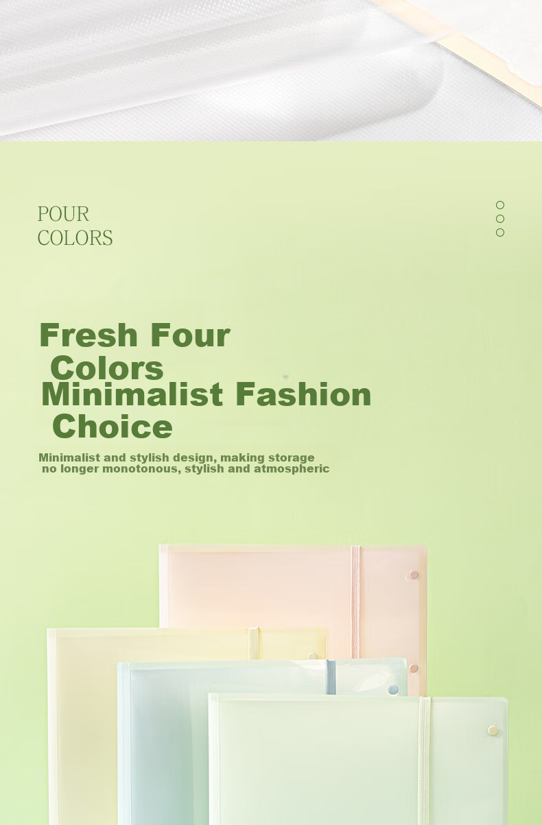Deli A3/40-Page Document Folder, Jelly Clear Sky Series Fashion Student Exam Paper Document Award Subject File Organizer, Elementary to High School Random Color PQ314-40 11