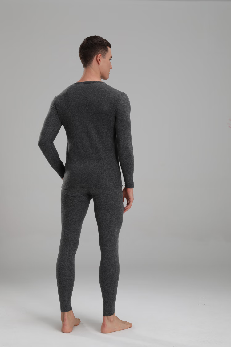 MiiOW Modal Mink Velvet + Acetate Thermal Velvet Men's Thermal Underwear Set [2025 Autumn Winter New] 6