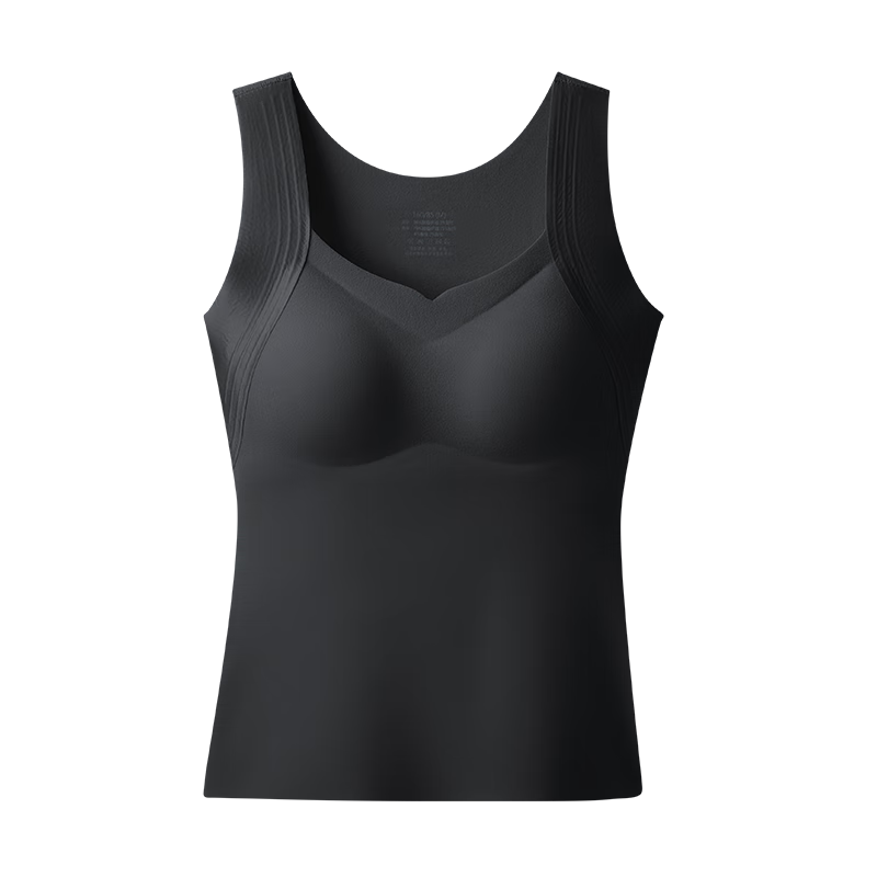 Herbal Original Velvet Warm Vest for Women with Chest Pad Thermal Base Layer High Elasticity Undershirt 2025 Autumn Winter New Edition