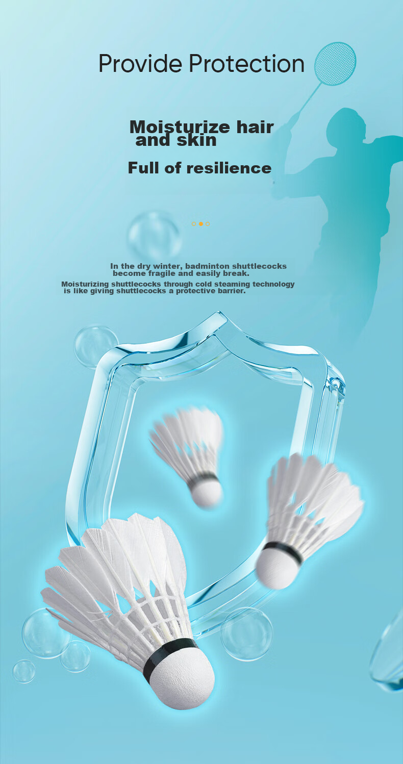 Taan Badminton Shuttlecock Steamer Humidifier, Mini Portable Rechargeable Long Battery Life GM370 5