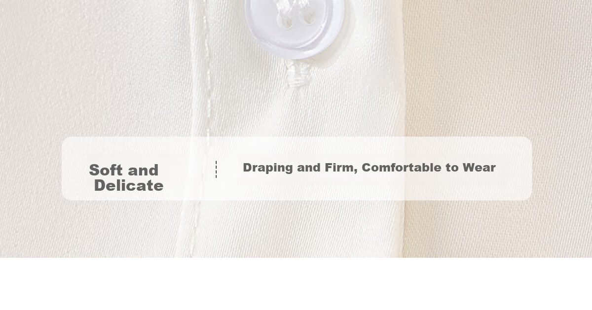 Chushen Long-Sleeve Shirt for Women, French-Style Elegant Satin Design, Professional Commute Casual White Blouse S43S00, Size 2XL 8