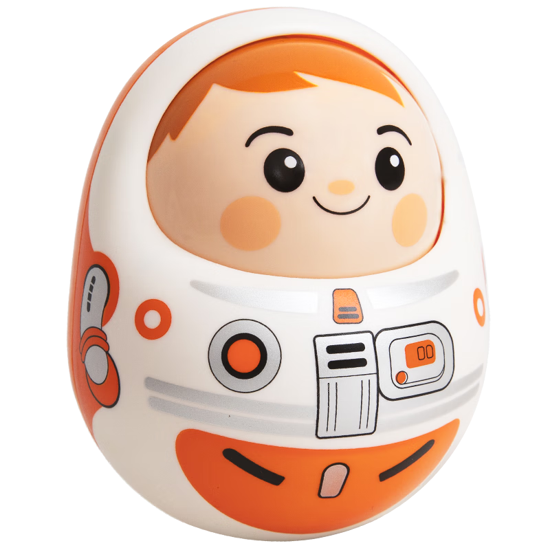 Hui Le Toys Nodding Doll Roly-Poly Infant Baby Toy Energy-Consuming Rattle for 1-3 Year Old Boys and Girls