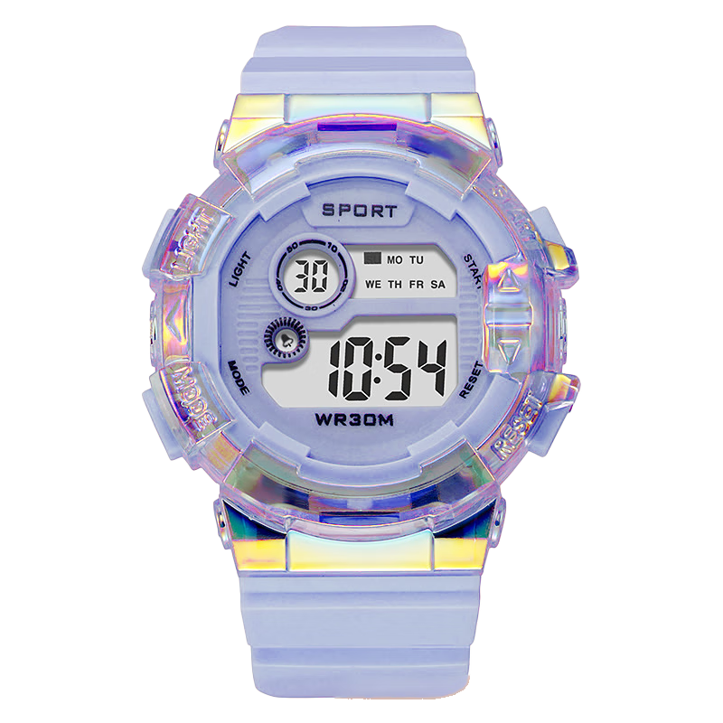 YAJIA Digital Watch Waterproof Multifunctional Sports Student Watch for Kids Teens Fashion Ins Style