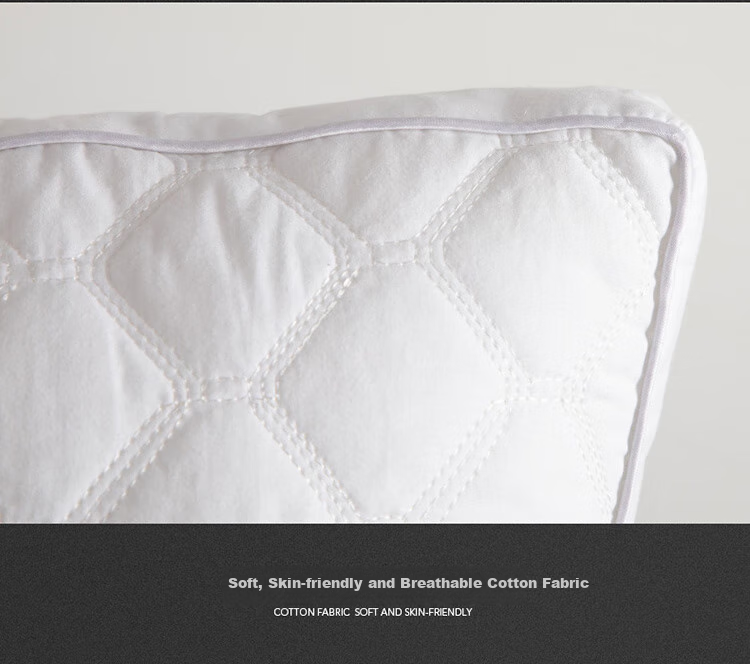 Dohia Home Textile Pillow, Class A Pure Cotton Hotel-Style Pillow Core, Adult Cervical Pillow, Height Approximately 8cm 11