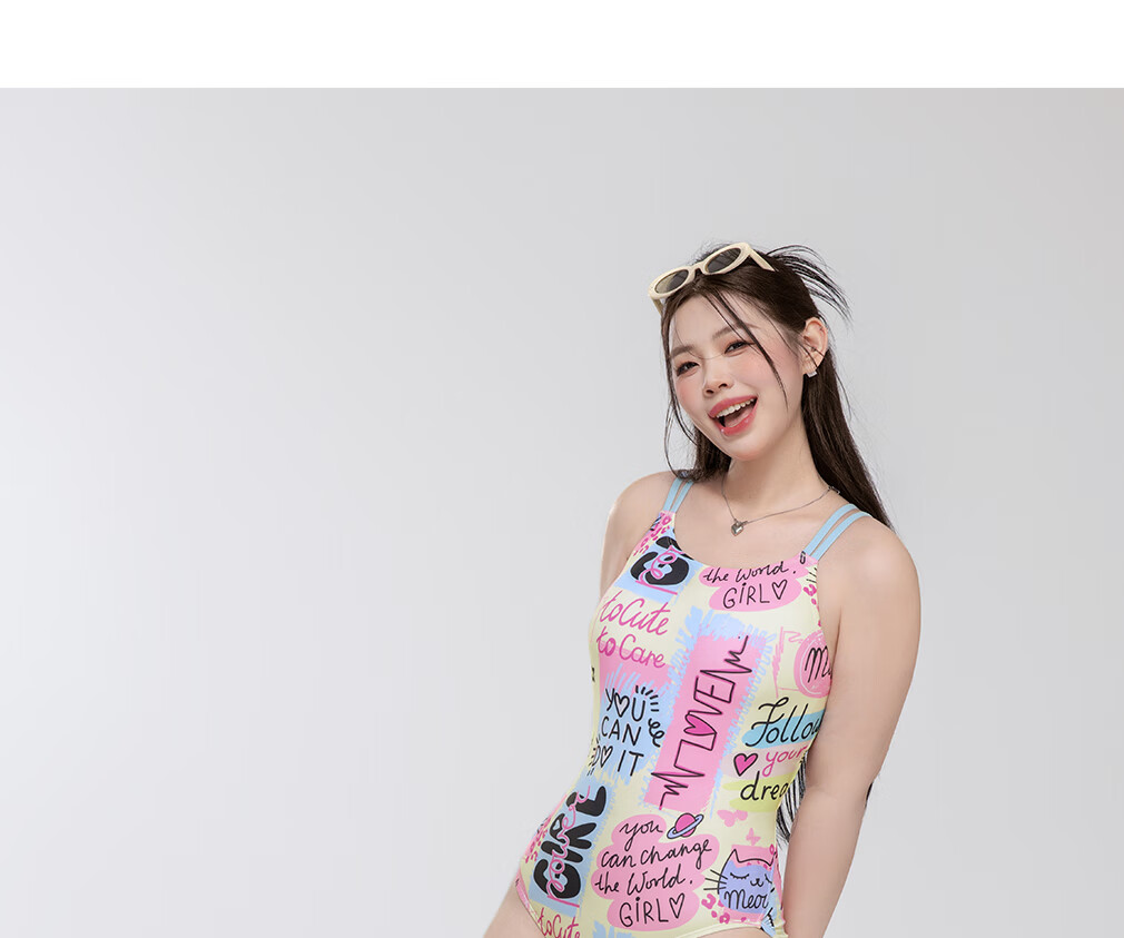 Agliondy Plus Size Women's Professional Racing Swimsuit One-Piece Sports Swimwear Hot Spring Bathing Suit Premium 2025 New Adult Model 18