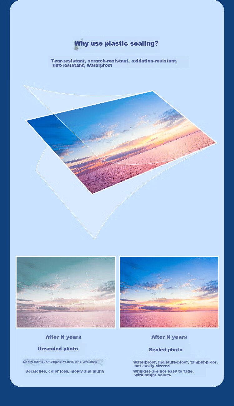 COMIX Home And Office Photo File Laminator A4/A3 Laminating Pouches Laminating Machine Packaging Machine Automatic Film Feed No-Stick Laminating Pouches One-Touch Film Removal F9066E 2