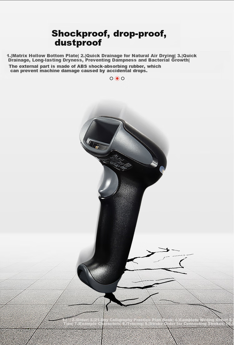 Honeywell Wired Barcode Scanner, Barcode Gun, Barcode Scanner, QR Code Scanner, Can Scan Electronic Screens, Express Delivery And Supermarket Barcode Scanner, 1470G Black 4