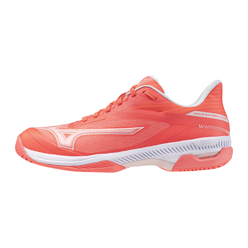 MIZUNO Women's WAVE EXCEED COURT Tennis Shoes Professional Badminton Multi-Purpose Shoes Red Size 38.5