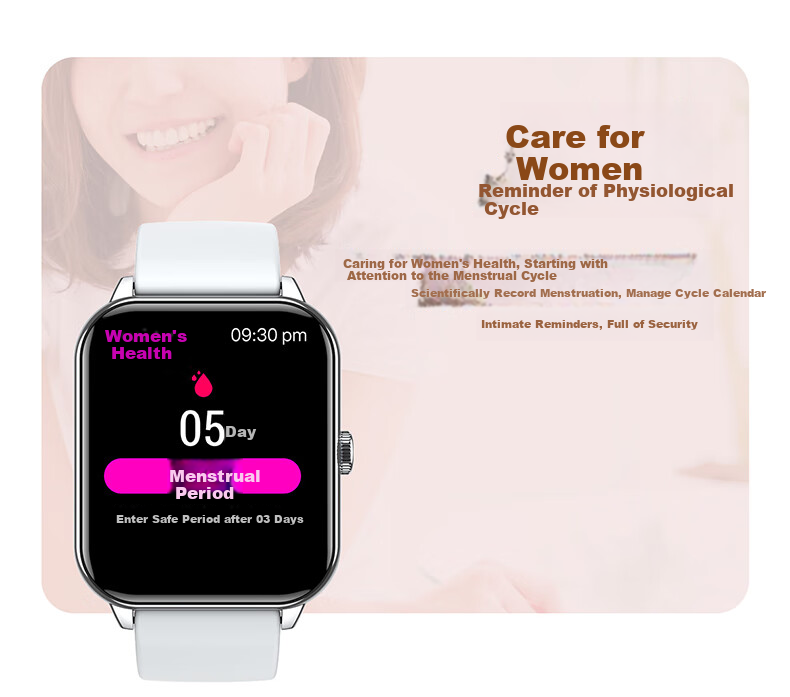 ATQ Smart Watch for Women, Bluetooth Phone Watch, Multifunctional Sports Heart Rate Monitor, New Year's Birthday Valentine's Day Gift for Girlfriend 20
