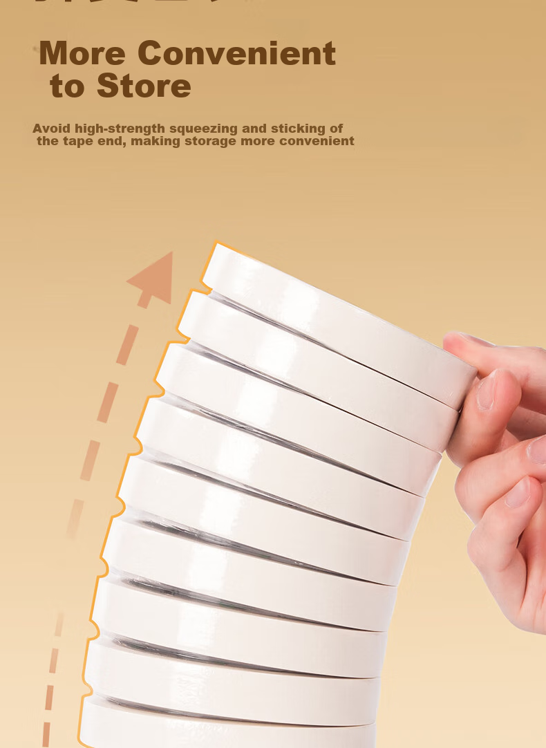Deli Masking Tape 36mm*20y*145μm for Art And Craft Color Separation, Renovation Masking, Painting Protection, Seamless Sticker, Study Supplies, 1 Roll, 30672 8