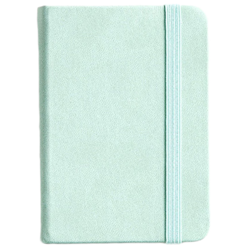 Jufu A7/100 Sheets Portable Pocket Notebook Daily Planner Creative Strap Journal Diary Vocabulary Hand Account Children's Day Gift Reward Prize