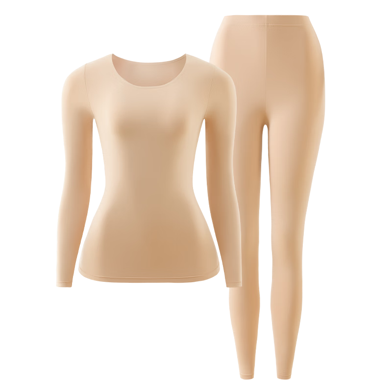 Herbal Original Autumn Thermal Underwear Set for Men and Women Camellia Fragrance New Ultra-Thin High Elasticity Temperature-Locking Skin-Enhancing Base Layer
