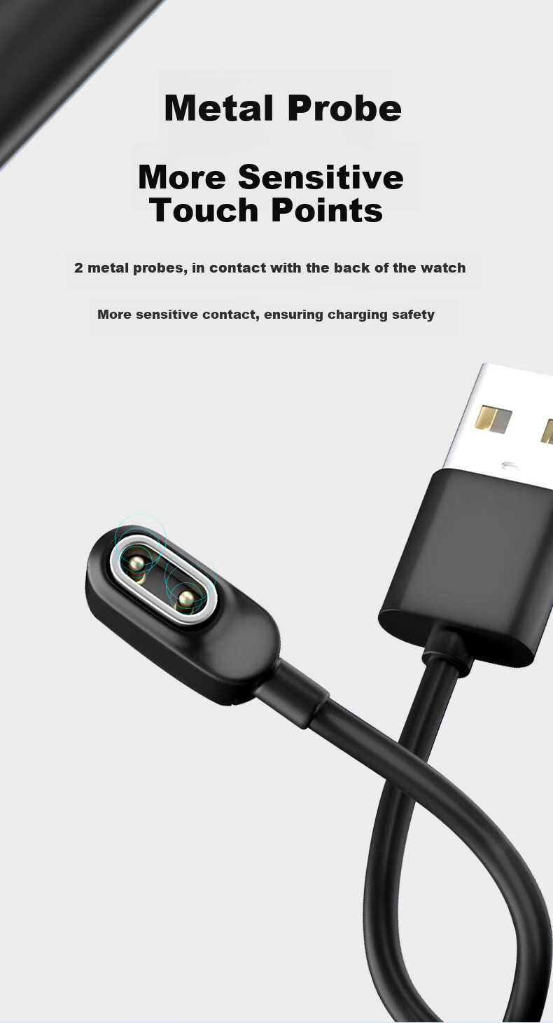 Masentek Compatible Charging Cable for Xiaotiancai Children's Smartwatch Z9/Z10/Youth Edition Z8/8A/7/7A/7S/6A/6S/D3125QY Universal Fast Charger Base with Magnetic Attachment 8