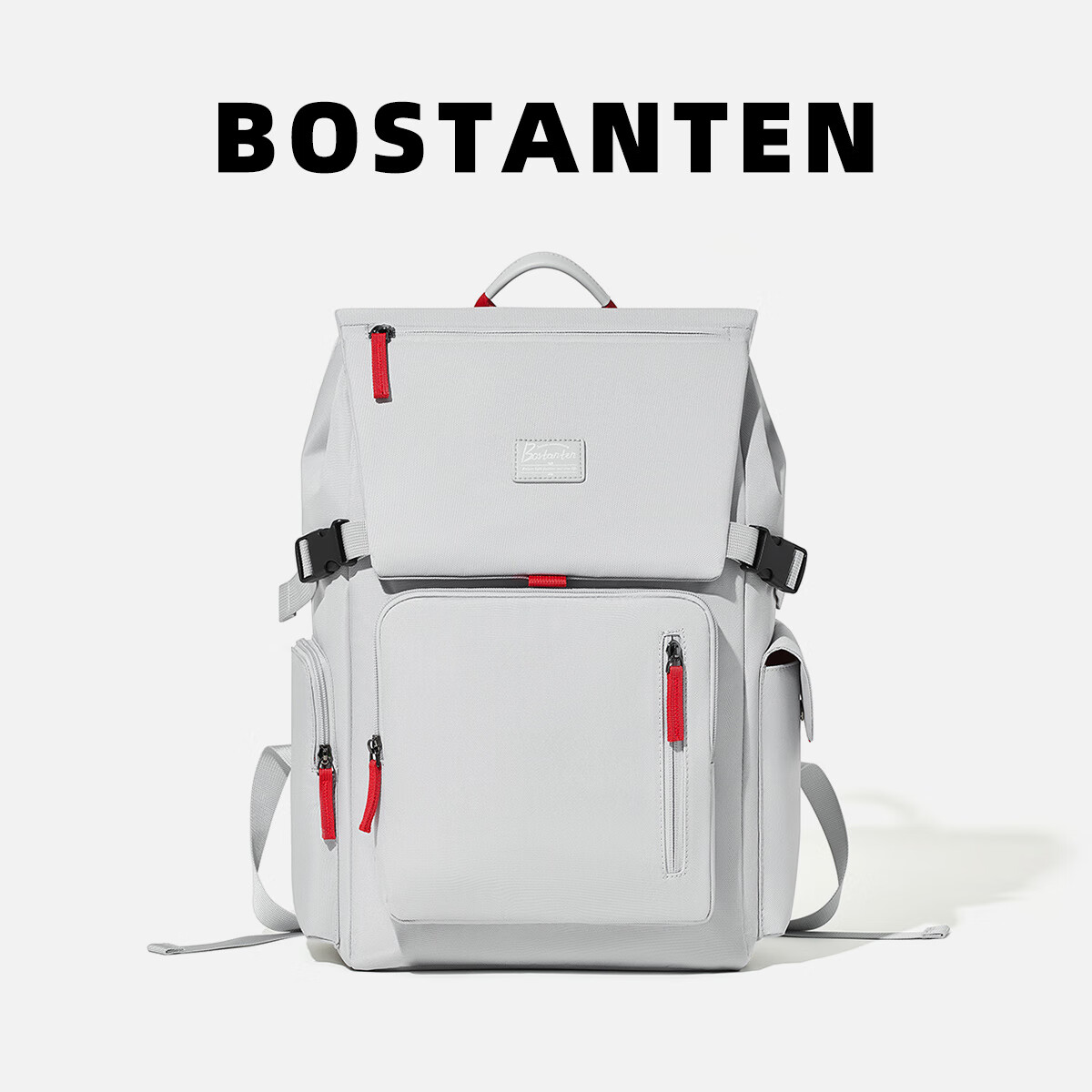 BOSTANTEN Men's Backpack Student School Bag Trendy Business Travel Large Capacity 16-inch Laptop Bag