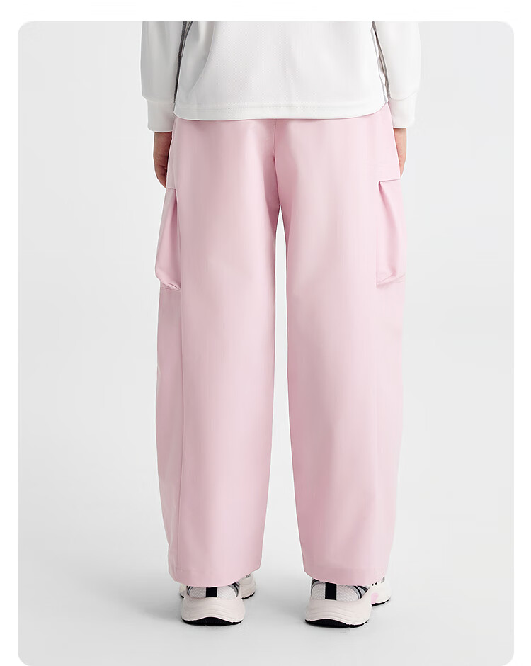 BALABALA BalaOne Girls' Long Pants, Children's Trousers, Autumn Loose Straight-Leg Pants, Water-Repellent, 208325108001 4