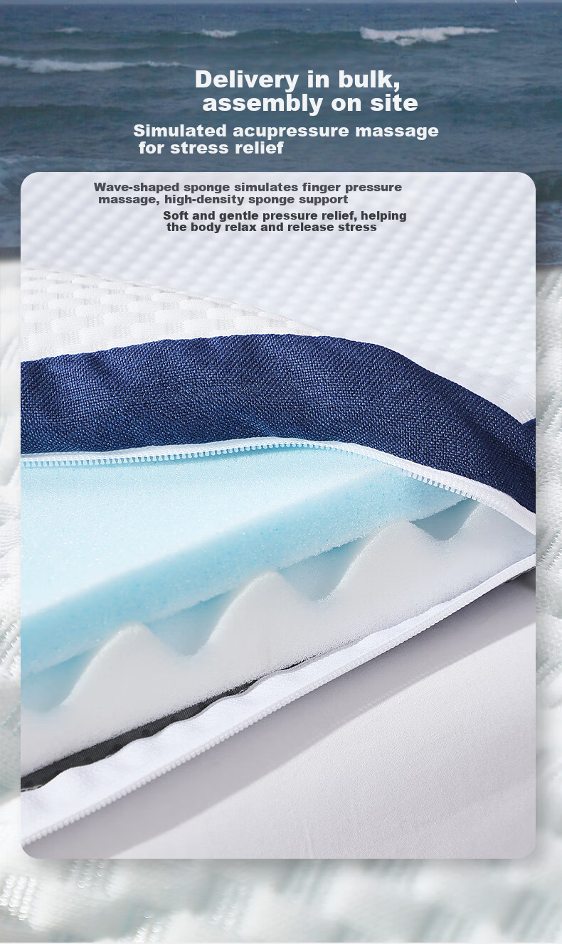 FUANNA Mattress, Cloud-Like Deep Sleep Slow Memory Foam Antibacterial Single Bed Pad 120cm×200cm×5cm Removable And Washable 7