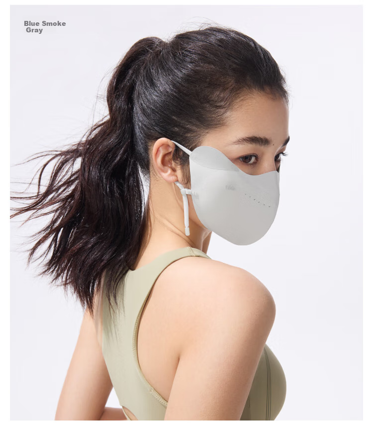 Beneunder 3D Protective Sun Protection Face Mask, Sun Protection Mask with V-Shaped Face Support And Moisture-Wicking SS216 28