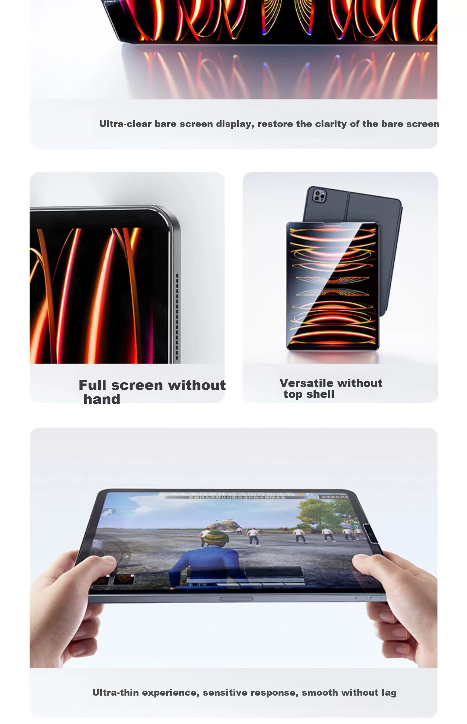 TORRAS [High-Definition Ice Crystal Film] for IPad Air8/7/6 Tempered Glass Screen Protector, 11-Inch, Compatible with 2026/25 Models, M4 Chip Tablet Protective Film, Shatterproof, Anti-Fingerprint, Ultra-Clear Protective Film 20