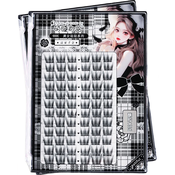 Mengjie Shangpin Korean Style Glue-Free False Eyelashes 2023 New Lightweight Natural Eyelashes for Girls