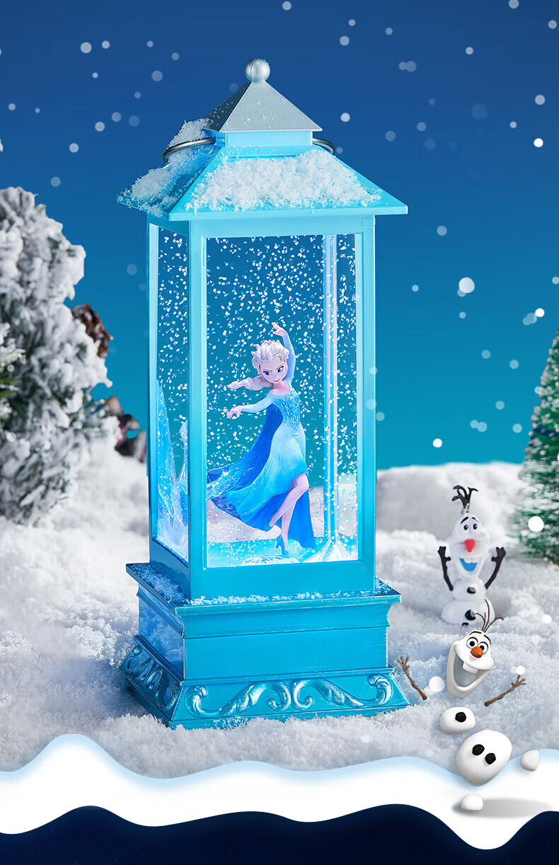 Disney Frozen Elsa Princess Music Box Crystal Ball Wind Lamp Birthday Gift for 10-Year-Old Girls 10