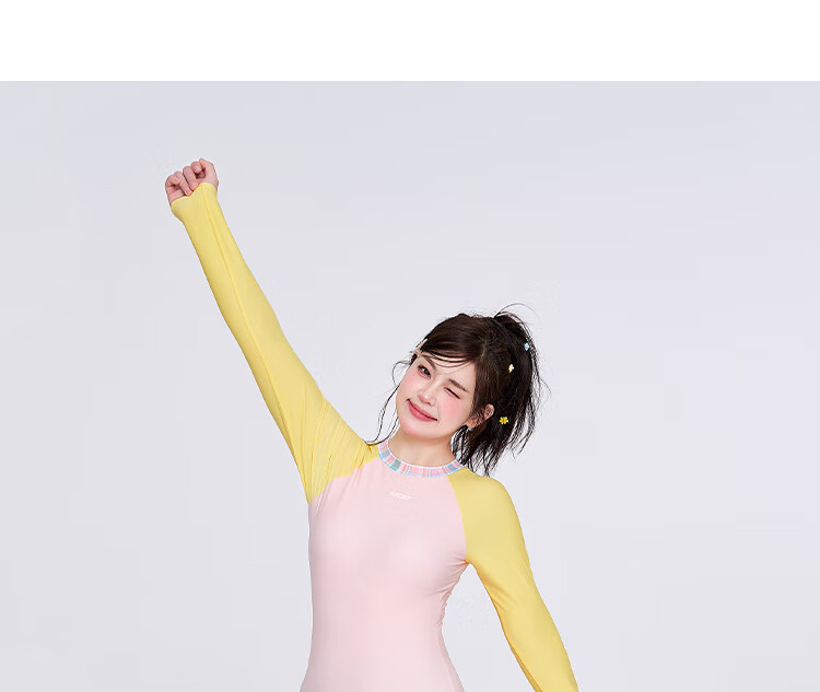 Agliondy Plus Size One-Piece Swimsuit for Women, Slimming Long Sleeve Racing Style, 2025 New, Conceals Belly and Flaws 15