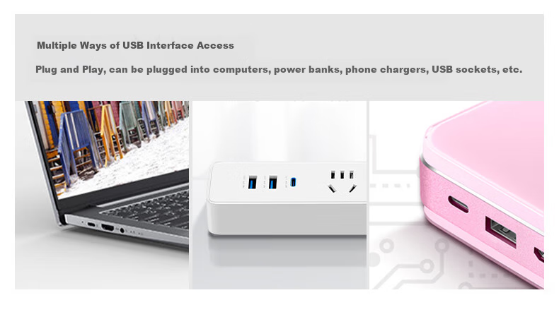 Beifang USB Laptop Desk Lamp White LED Portable Light Enhanced Version Outdoor Night Light Mobile Power Bank Energy-Saving Lamp Computer Keyboard Lighting Eye Protection Switch Touch 2143 8