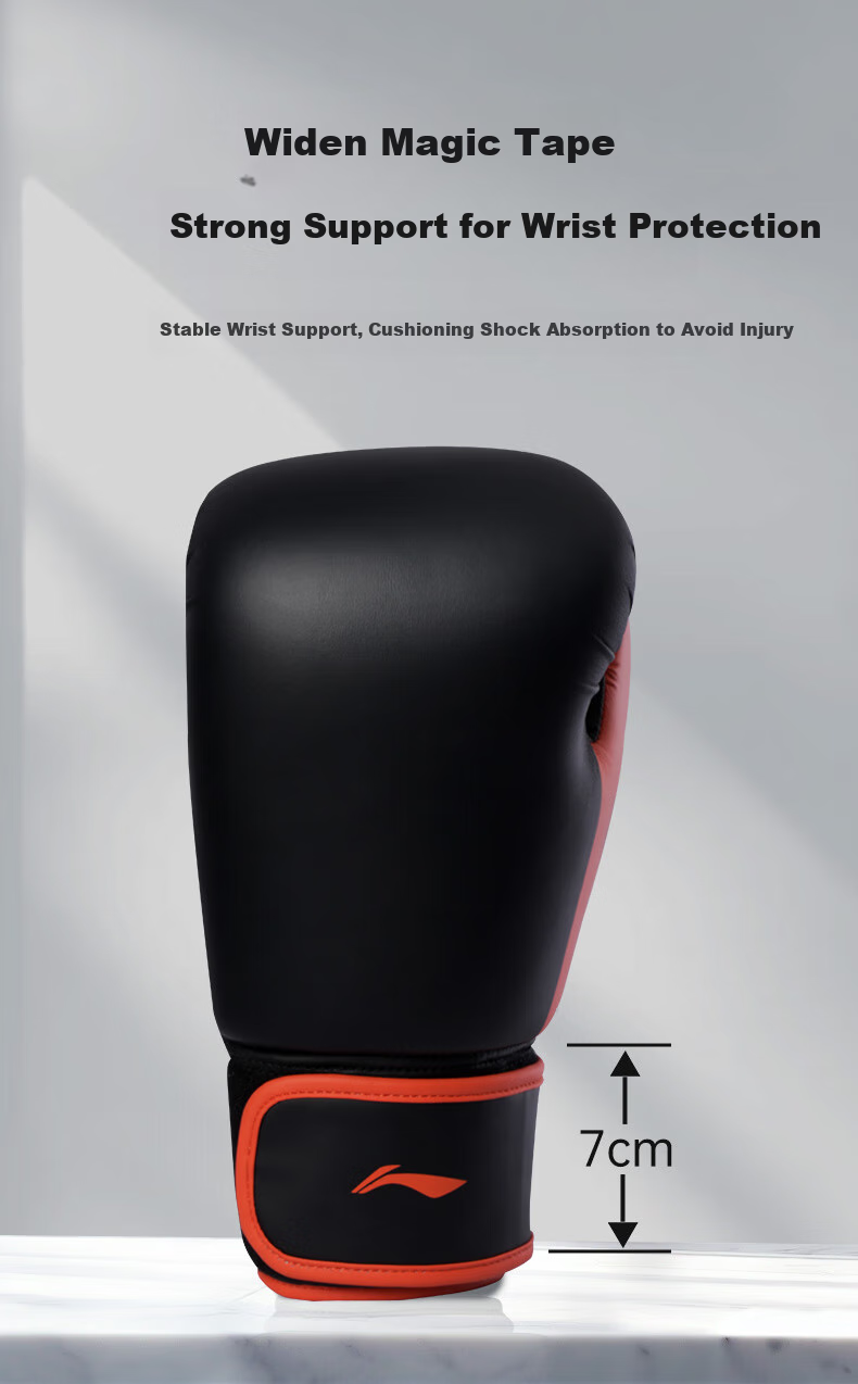 Li-Ning Boxing Gloves for Adults, Sanda And Free Fighting Gloves, Punching Bag Gloves for Men And Women, Combat Training Gloves 10