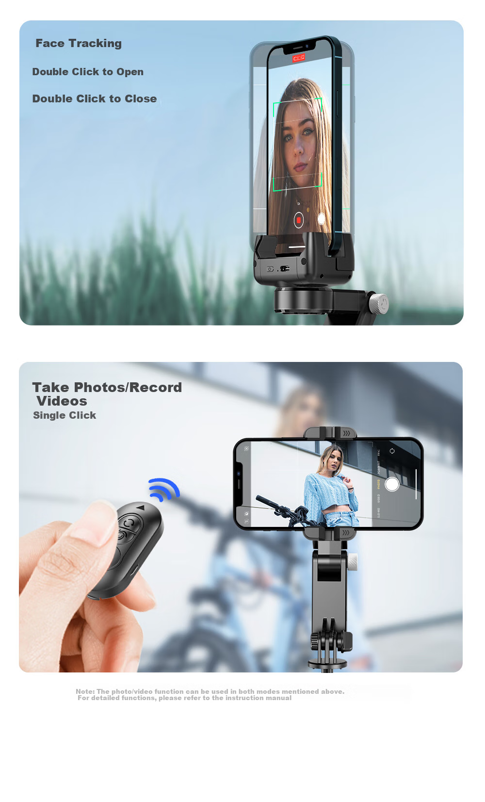Selfieshow C16 Upgraded Mobile Phone Stabilizer Handheld Gimbal Full-Automatic 360-Degree Rotation Tracking Live Streaming Short Video Vlog Travel Selfie Stick 17