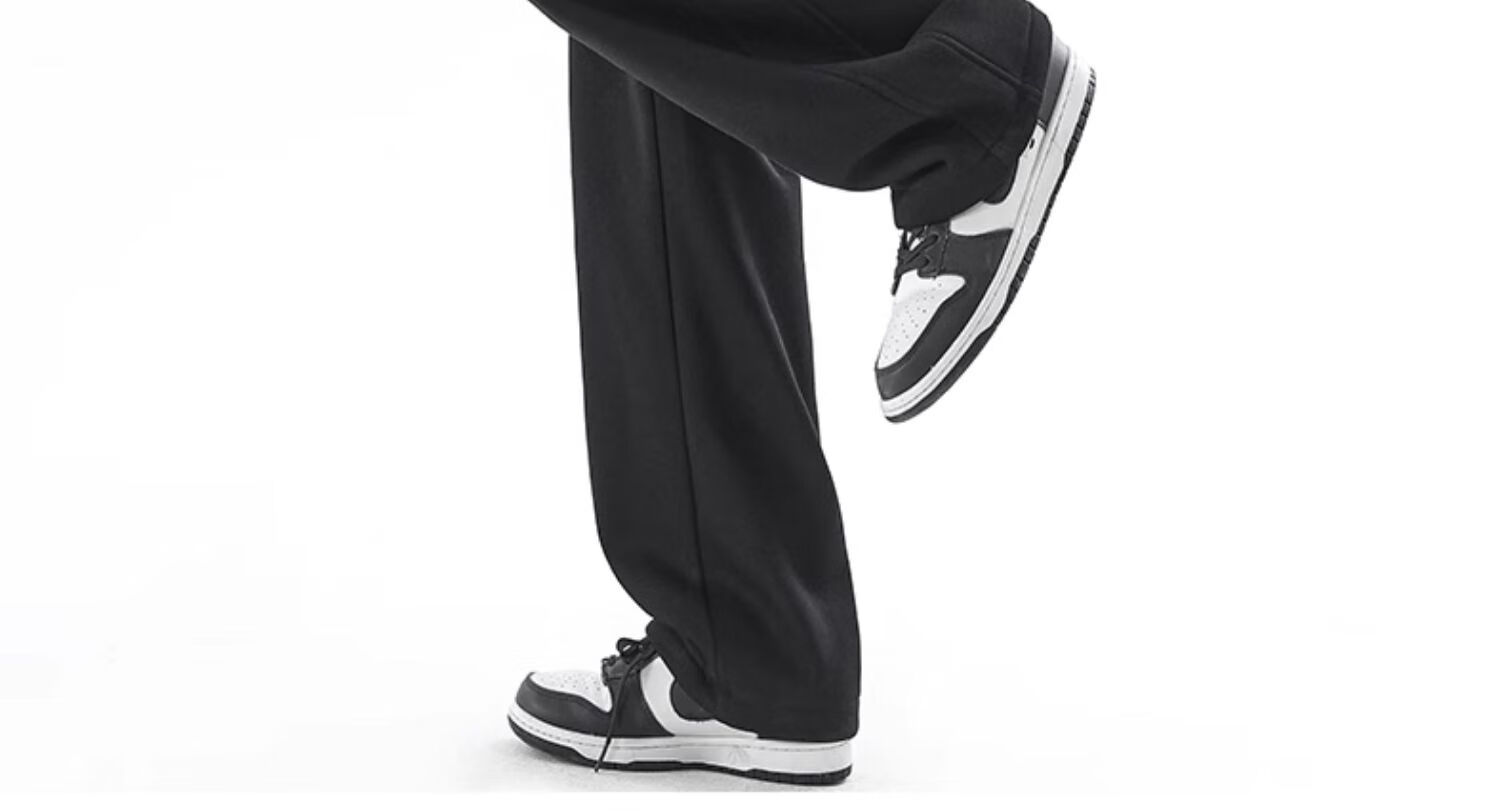 Huili Casual Pants for Men, Loose Drawstring Trousers, Spring And Autumn Wide-Leg Pants, Versatile Straight-Leg Pants, Athletic Long Pants 9