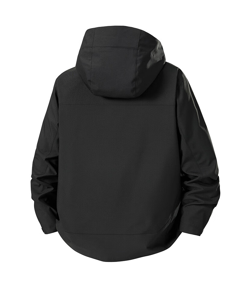 FAIRWHALE Men's Jacket Autumn Winter 2025 New Trendy Brand 3-in-1 Detachable Windproof Mountaineering Coat Black L 14