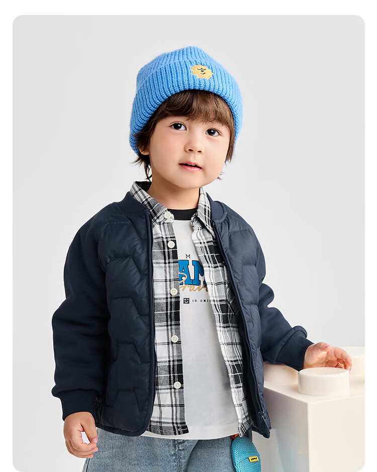BALABALA Kids Lightweight Down Jacket Children Winter 2025 Three-Proof [Mall Same Style] 202425107201 6
