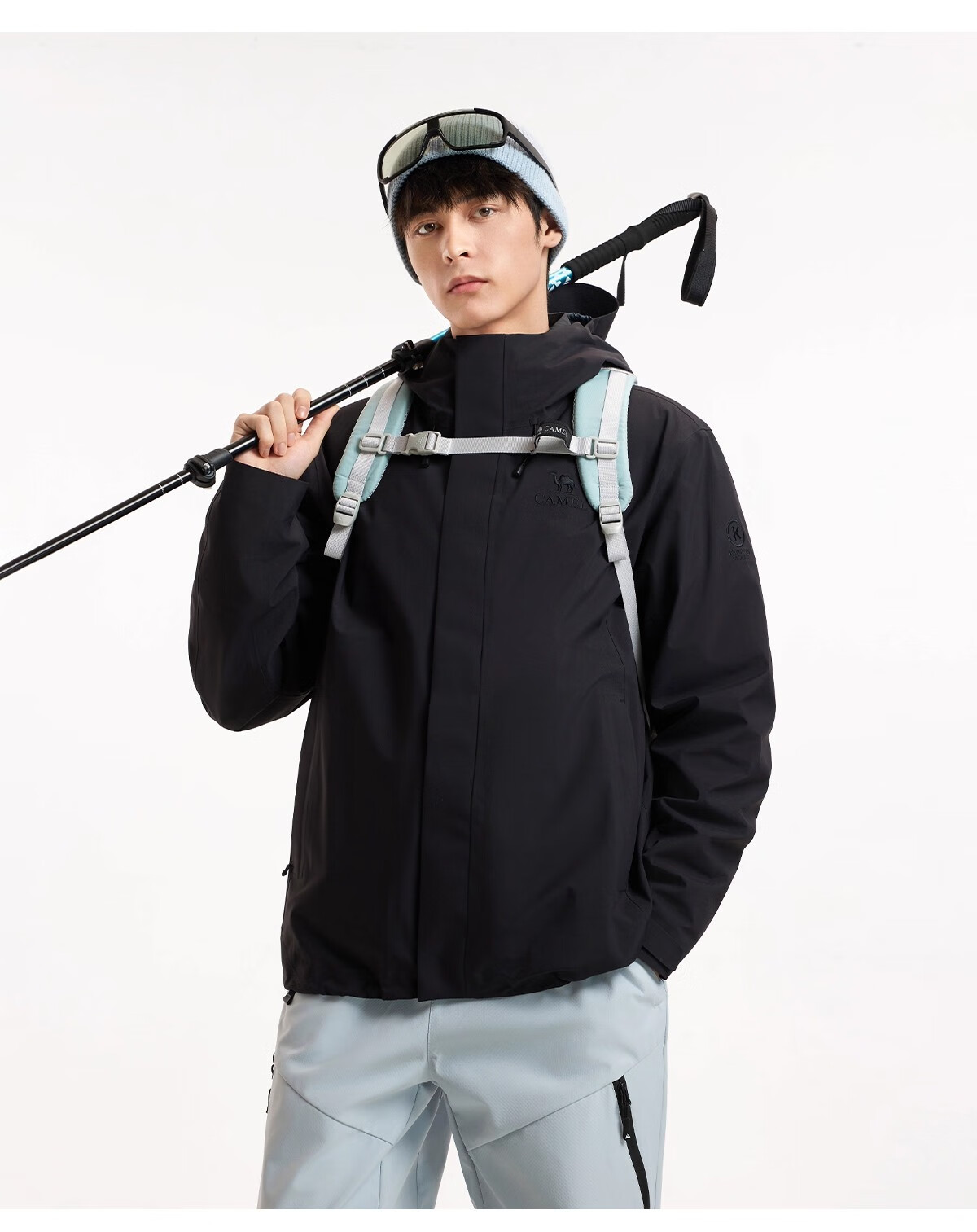 CAMEL Kunlun Mountain Series Men's 3-in-1 Goose Down Liner TOPEAK-TEX Peak 3L Hard Shell Jacket B306 5
