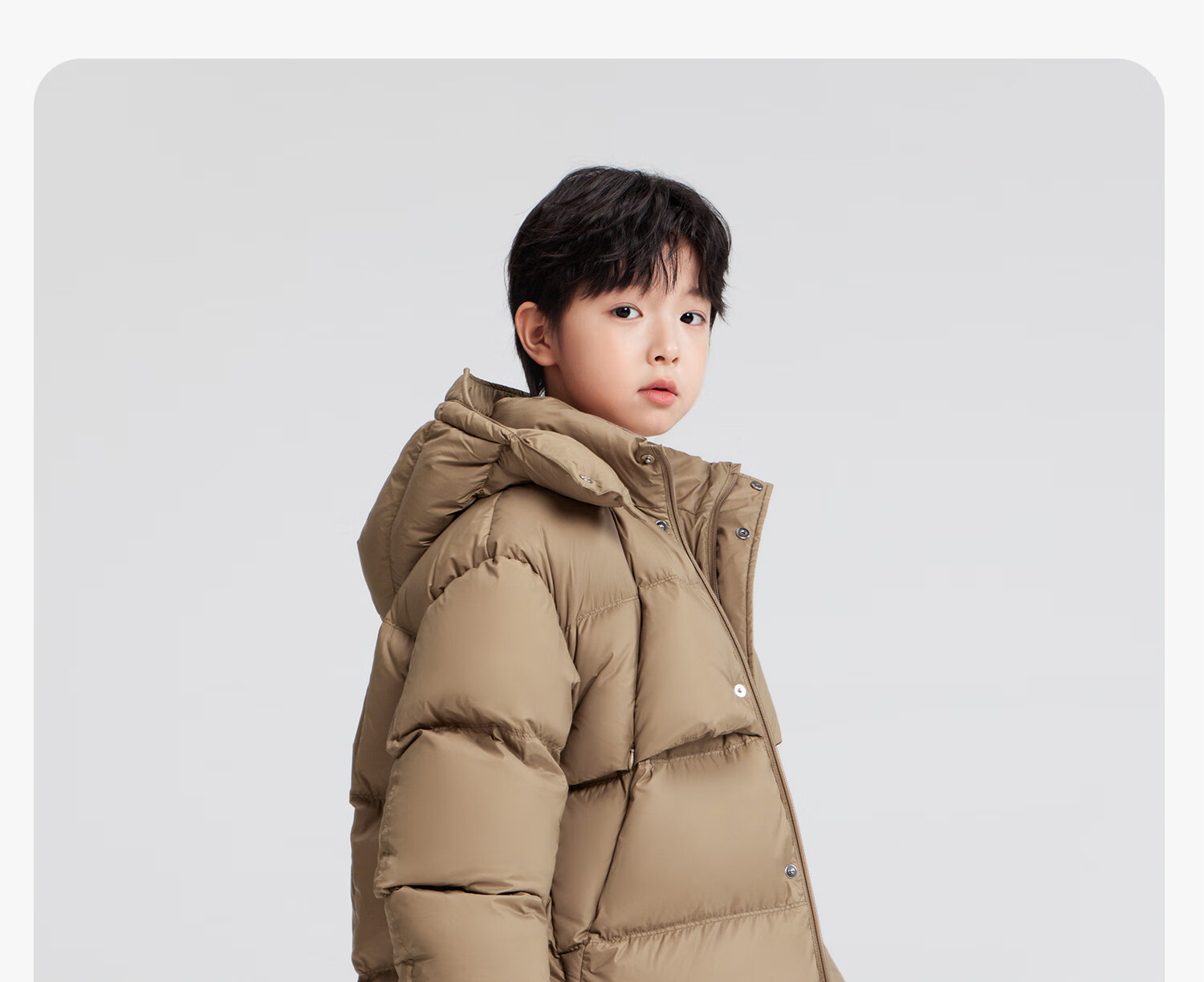Zuo Xi Boys' Winter Down Jacket New Warm Children's Three-Proof Hooded Puffer Coat Red 140 New Year Outfit 57