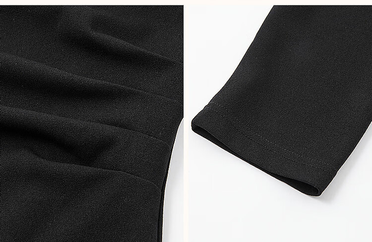 Demana Pure Desire Strap Design Spring Autumn French Style Square V Neck Waist Slimming Little Black Dress Knitted Twisted Linen Dress for Women 4
