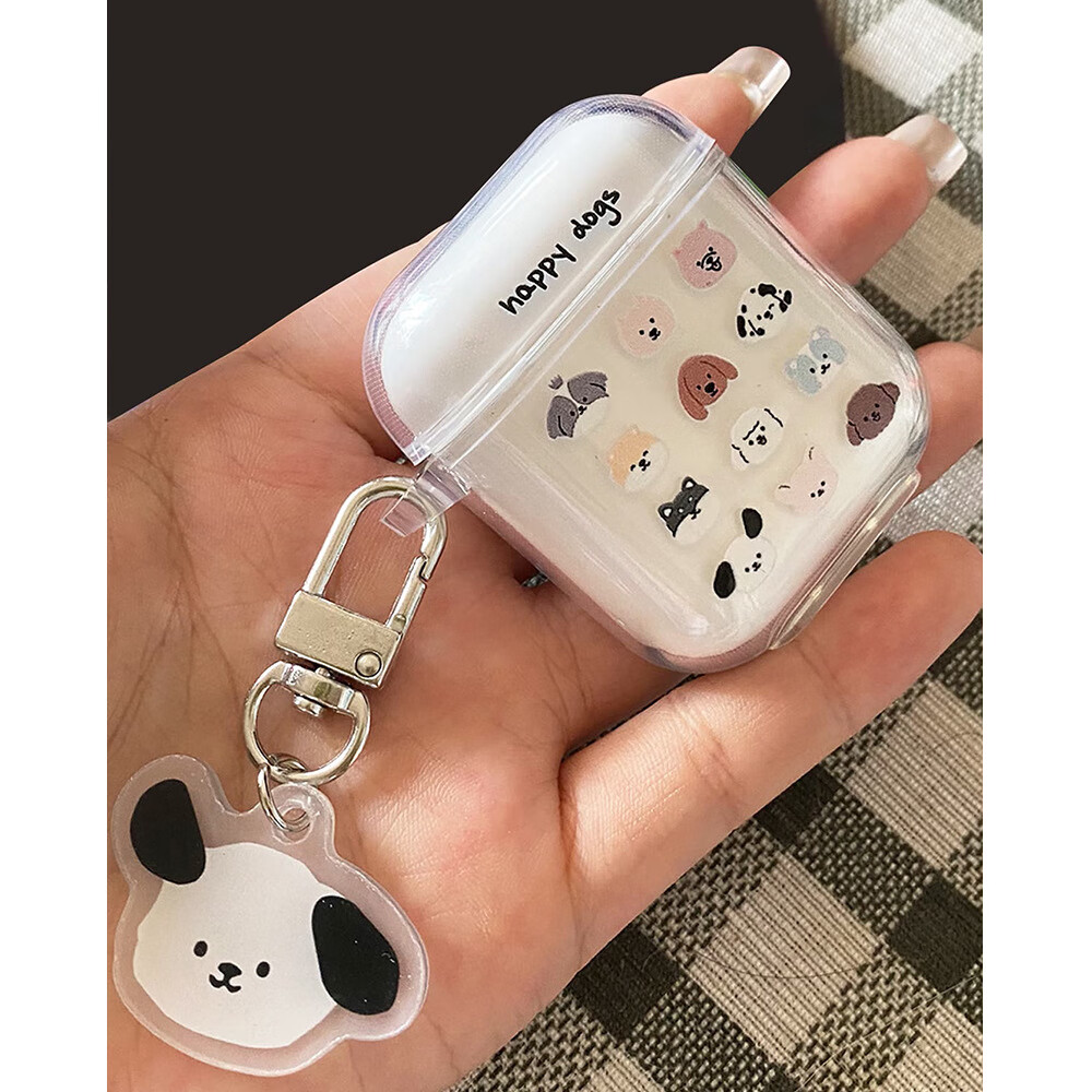Beiyipin AirPods Pro 3 Protective Case Apple Wireless Bluetooth Earphone Cover Shockproof Creative Non-Slip Storage Box Music Puppy 3