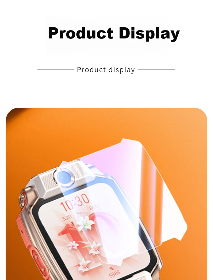 Aolang Xiaotianc Z11 Protective Case, Shockproof And Impact Resistant, TPU Full Coverage Protection, Original Phone Mold, Children's Smartwatch Protective Cover, Translucent Pink 9