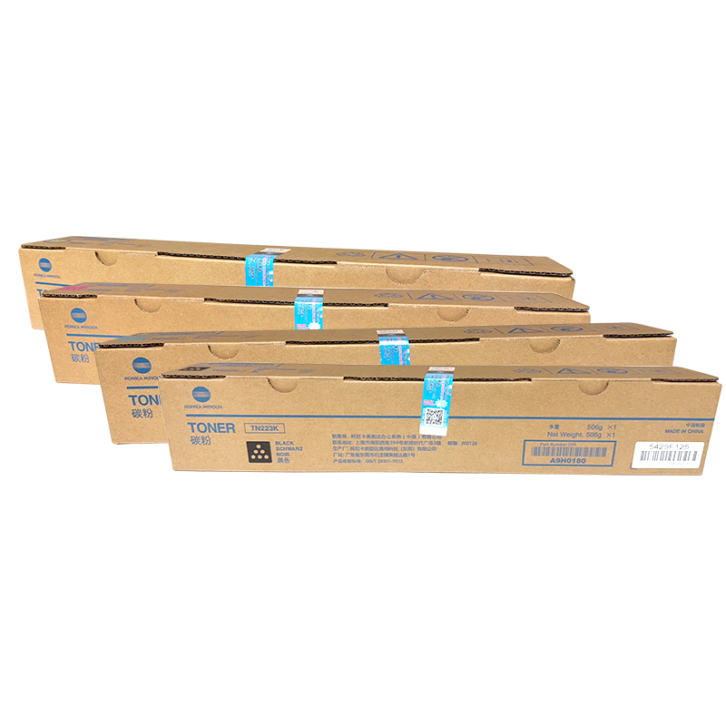 KONICA MINOLTA C226 23K Black + 20K Color Four-Color High-Capacity Toner Cartridge Set