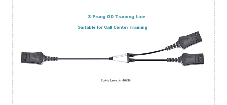 HION FOR630 Headset Single Ear Call Center Headphones Noise-Cancelling Headset for Operators Telephone Headset Customer Service Headset - Computer Dual Plug (B5) 22