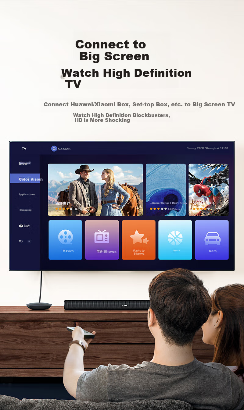 SAMZHE HDMI Cable Version 2.0, 4K High-Definition Cable, 3D Video Professional Grade, for Connecting Laptop, Set-Top Box to TV Projector Monitor, Data Cable 0.75 Meters HDK-075 6
